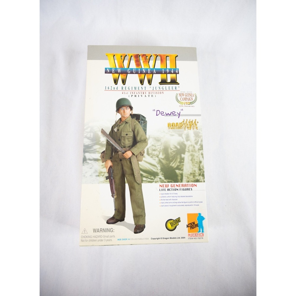 NEW WW2 New Guinea‎ 1944 162nd Regiment Jungleer Dewey Toy Soldier Action Figure